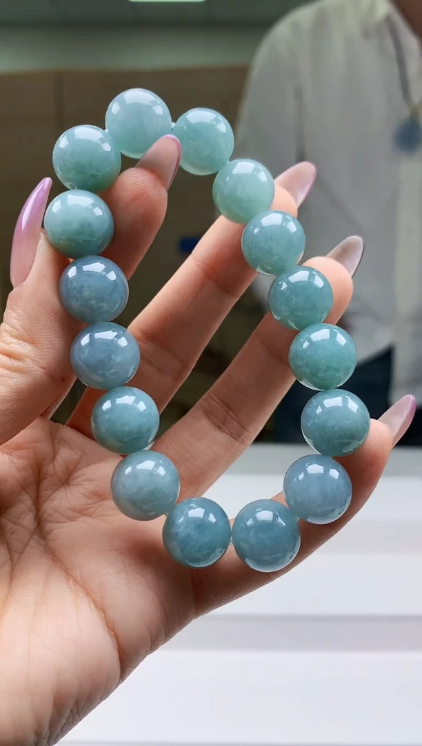 【闪购商品】定制翡翠未镶嵌5028ty-毛货手串222