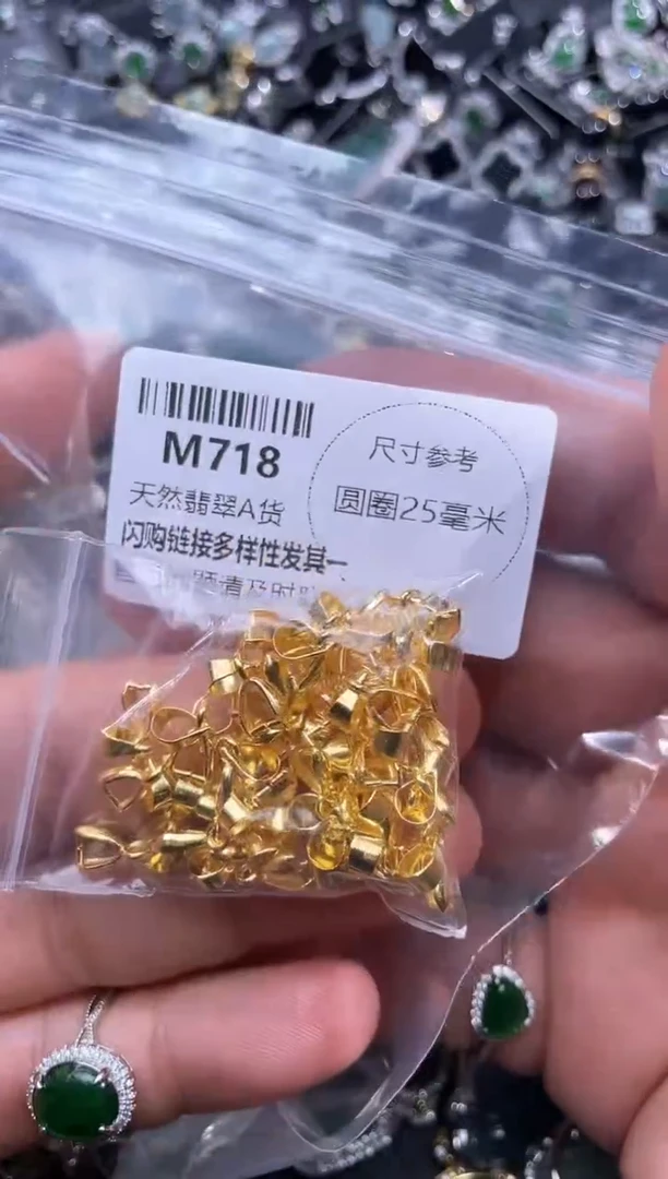 【闪购商品】翡翠颈饰未镶嵌M718五十个