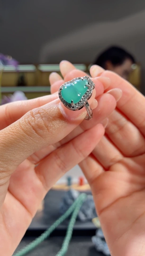 未镶嵌戒指翡翠戒指（多样性发其一）