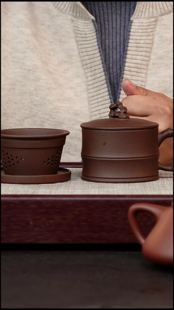 茶杯紫砂太湖石四件套