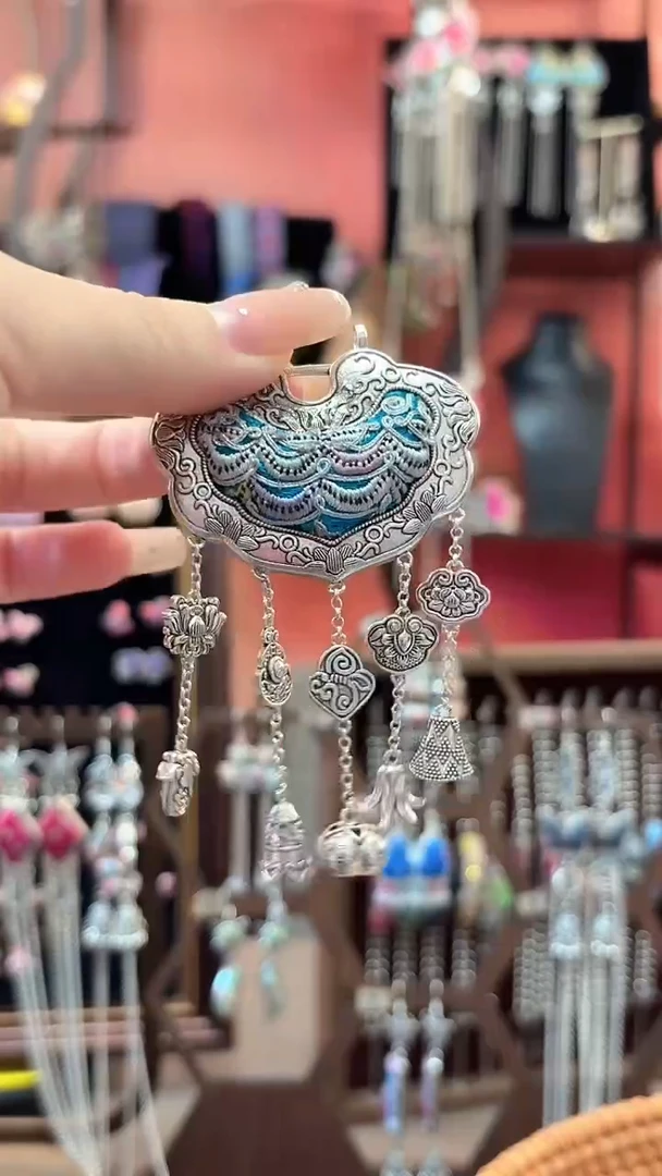 织绣云织谣民族风精美饰品   43+链子