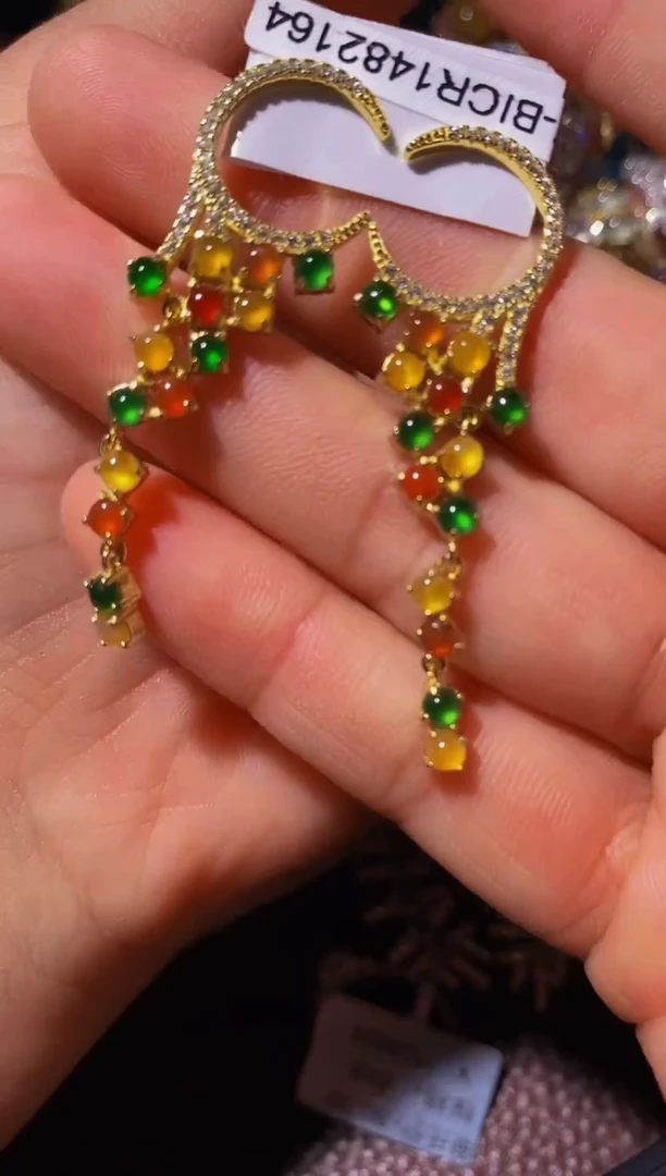 翡翠戒指银S925镶嵌...................