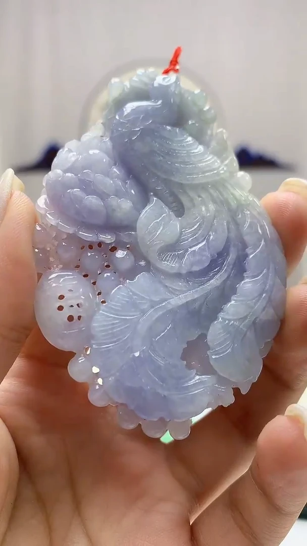 定制翡翠未镶嵌4812ms-毛货14凤凰