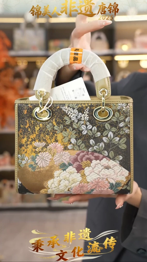 织绣84非遗唐锦中戴妃