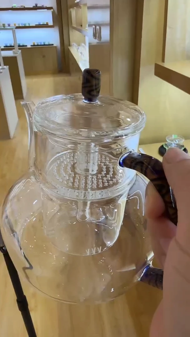 玉见五行壶天目珠蒸煮茶壶