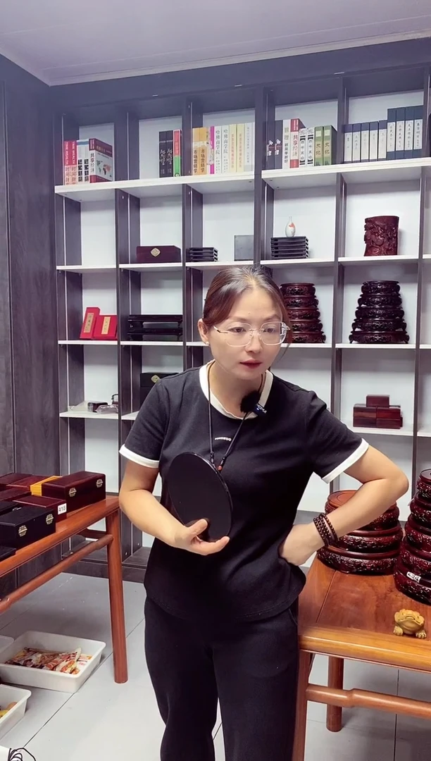 木大漆螺钿盘（瑕疵）