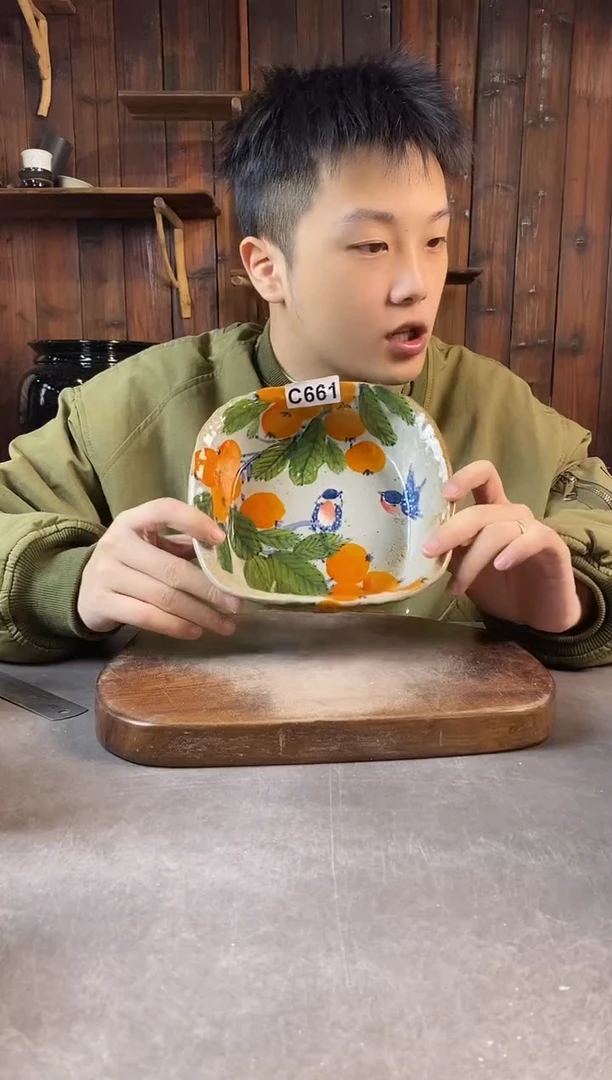 碗661，手工手绘，超值陶瓷