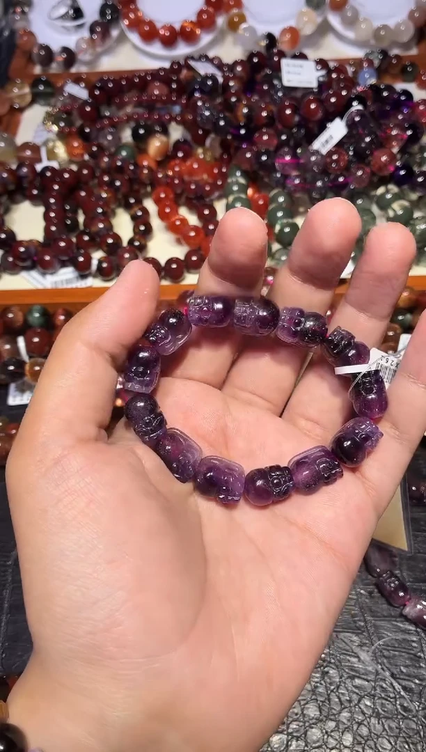 未镶嵌手链水晶超七单圈手链（多样性发其一）