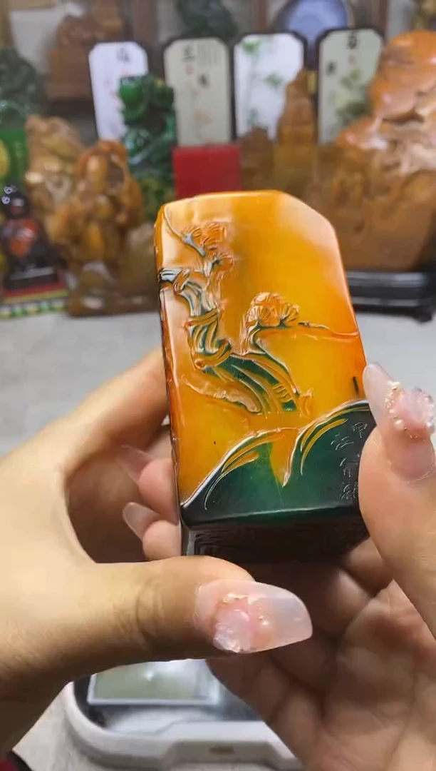 寿山石印石纯天然石料