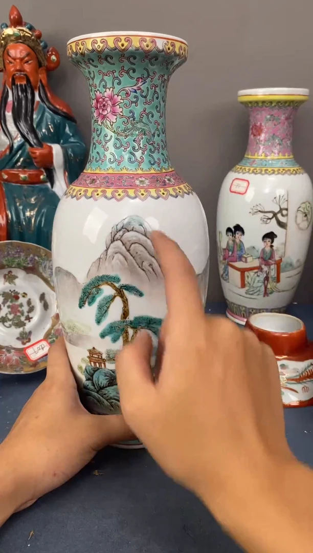 摆件景德镇老厂瓷微瑕慎拍