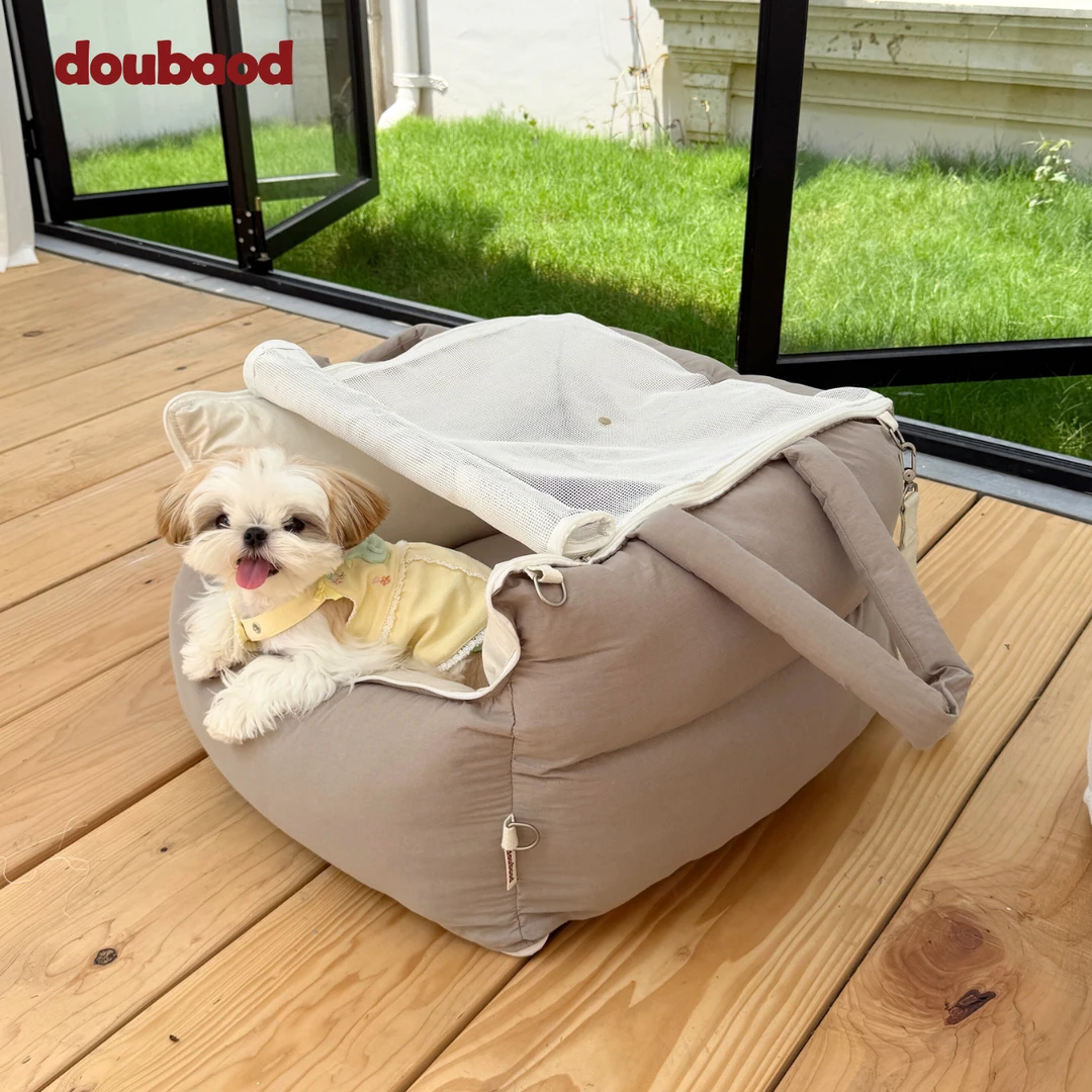 doubaod宠物车载窝外出专用狗窝猫窝宠物安全座椅手提窝