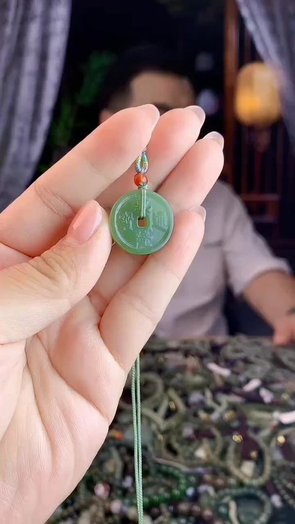 和田玉未镶嵌挂件多样性发货拍一发一