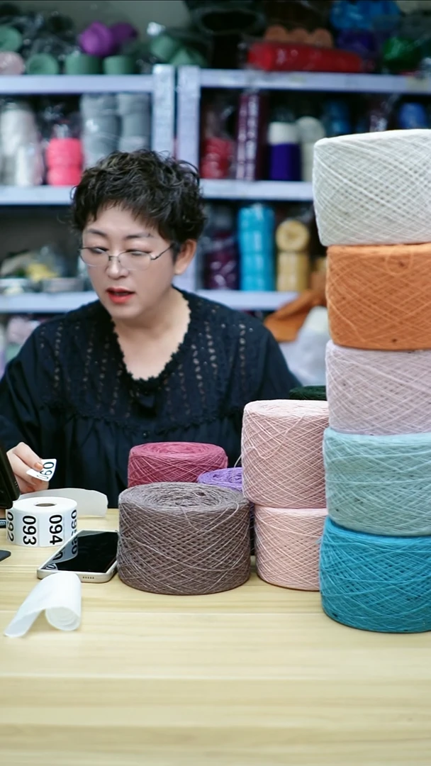 羊绒欢姐手编线091