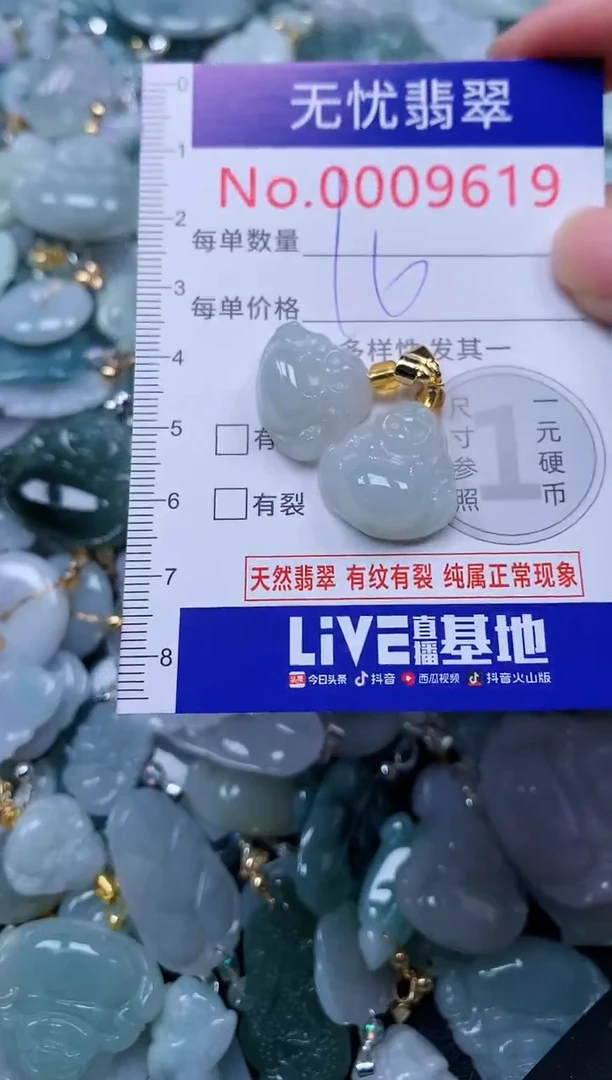 颈饰未镶嵌翡翠9619