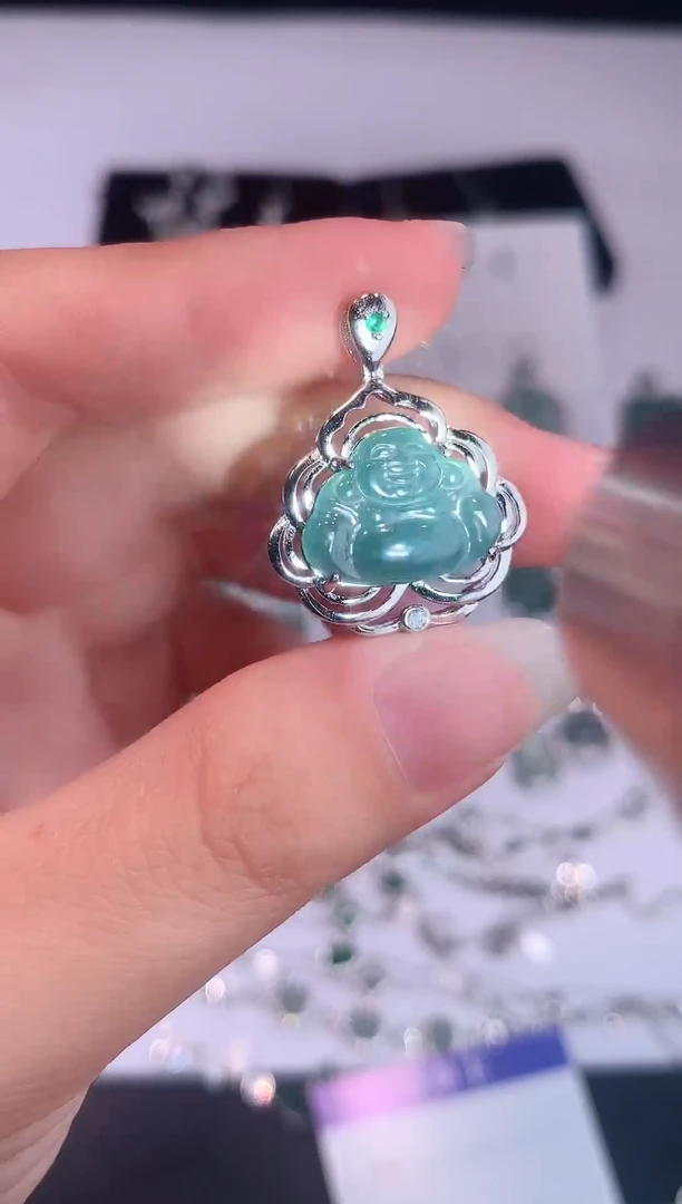 颈饰未镶嵌翡翠0芹0翡翠珠宝433