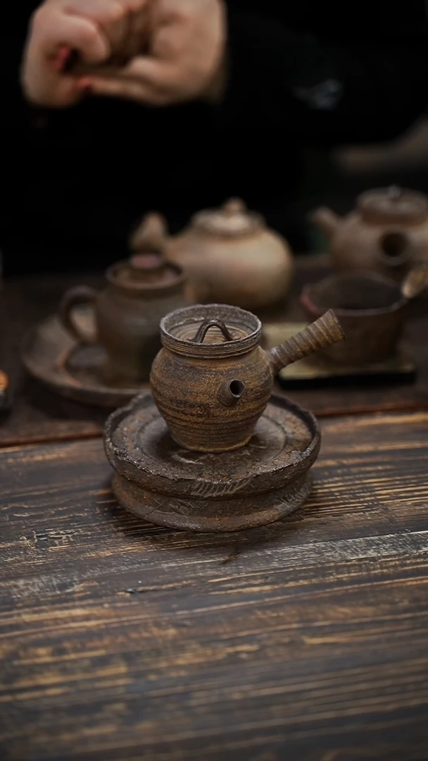 全手工制作  南蛮侧把壶100cc