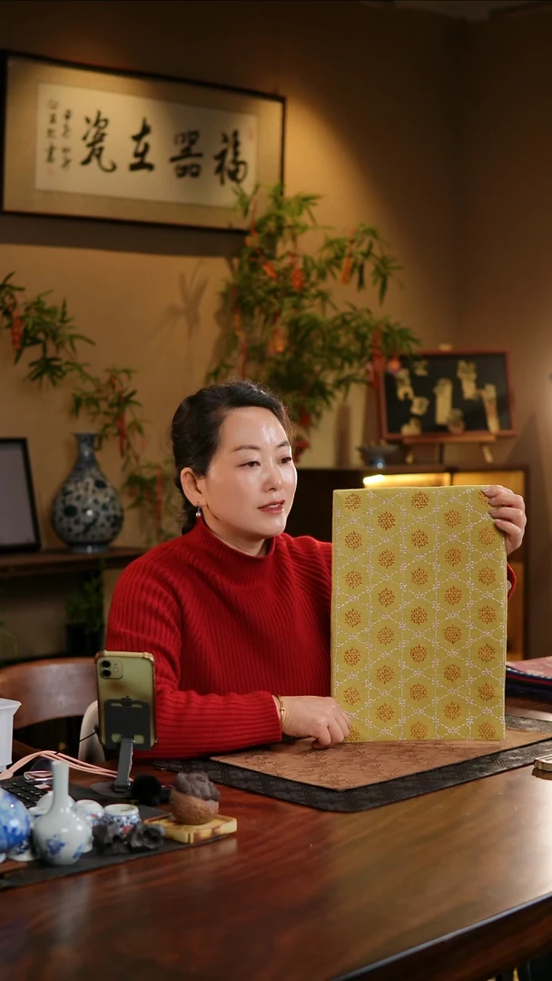 【闪购商品】织绣雪花纹长大号茶席A款