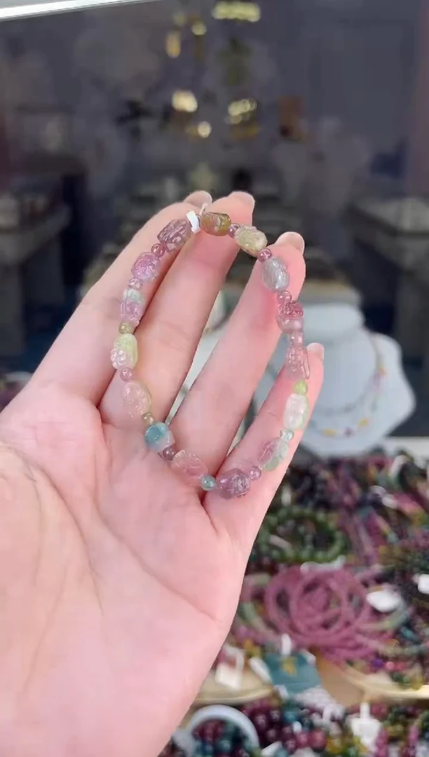 【闪购商品】碧玺/未镶嵌碧玺手串多样性发货