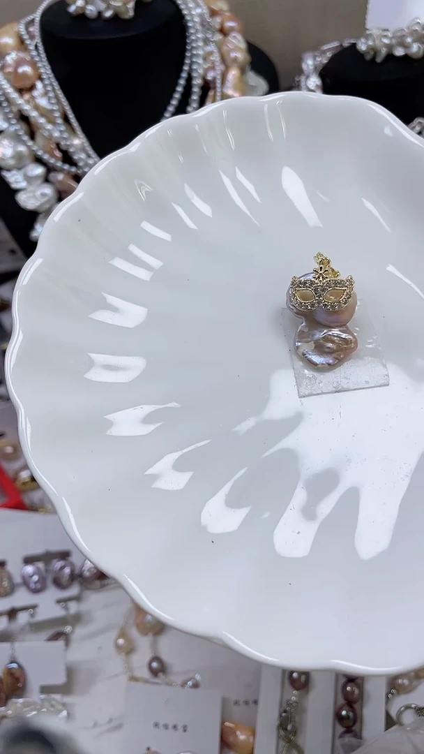 未镶嵌吊坠淡水珍珠【纯恬饰品】