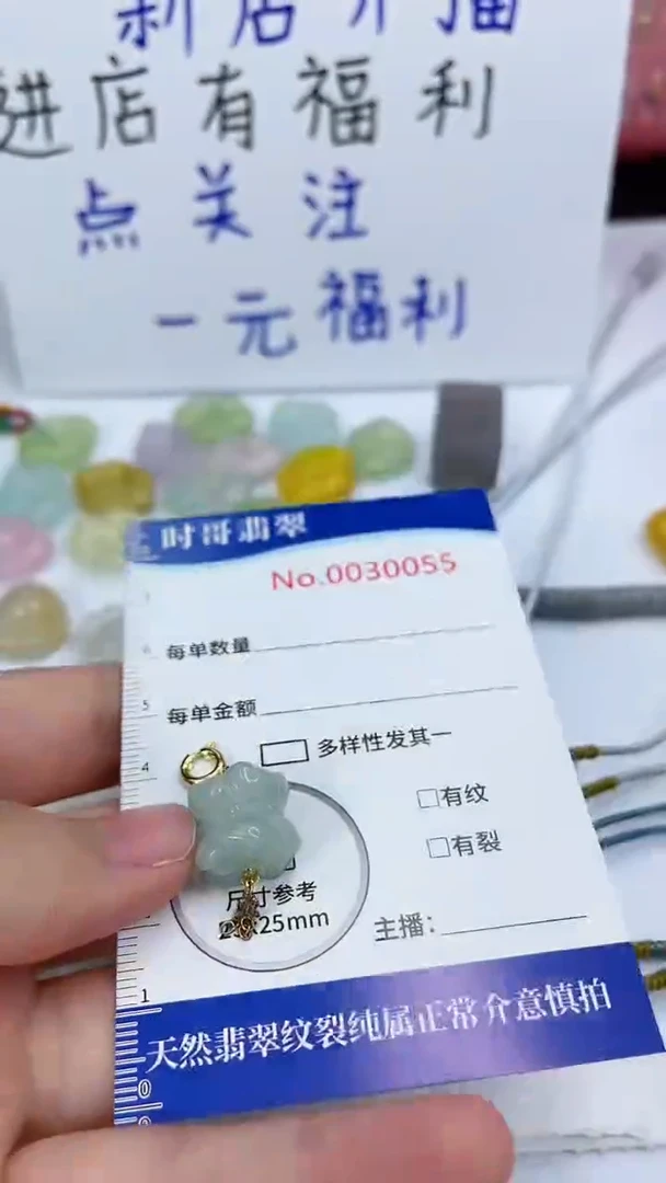翡翠未镶嵌颈饰闪购商品0030055 多样性发其一