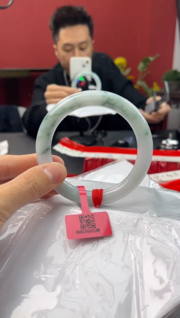 未镶嵌手镯翡翠6  62-64