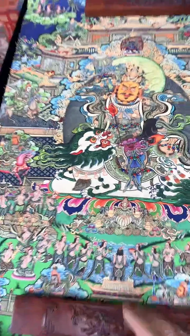 卷轴画099黄财神