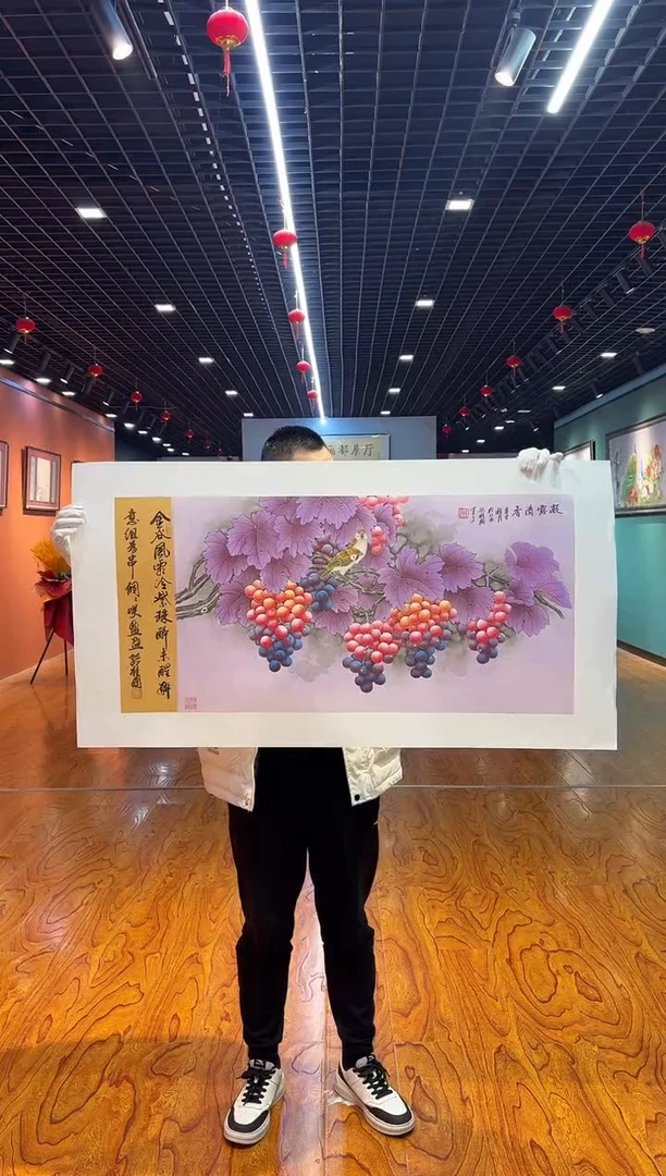 【闪购商品】国画孙桂国老师字画，带亲笔合影证书21-31
