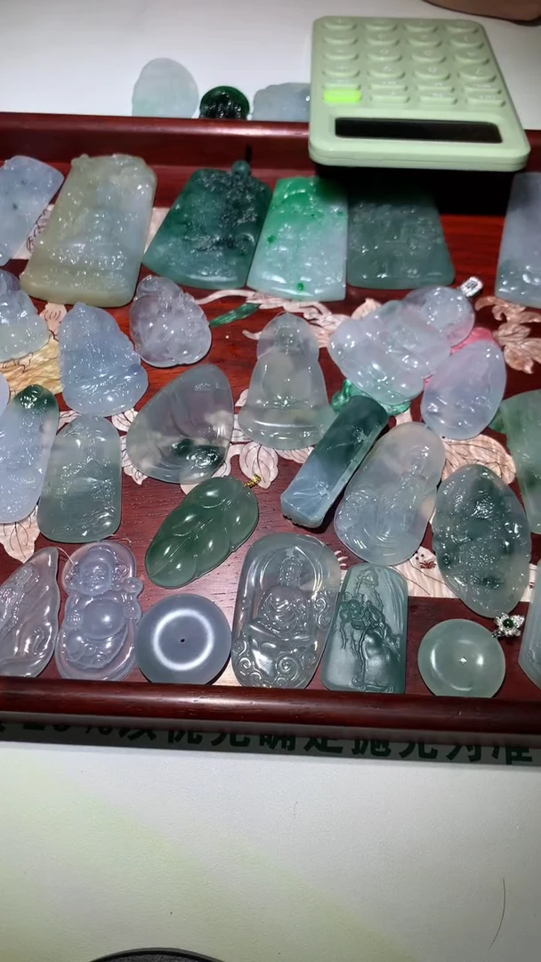 未镶嵌定制翡翠千****~-毛货不退不换-