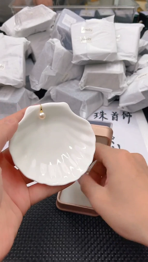 未镶嵌淡水珍珠耳饰ed1046