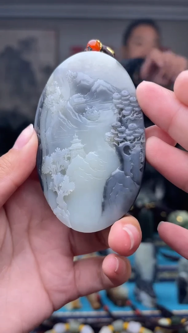 未镶嵌和田玉挂件1