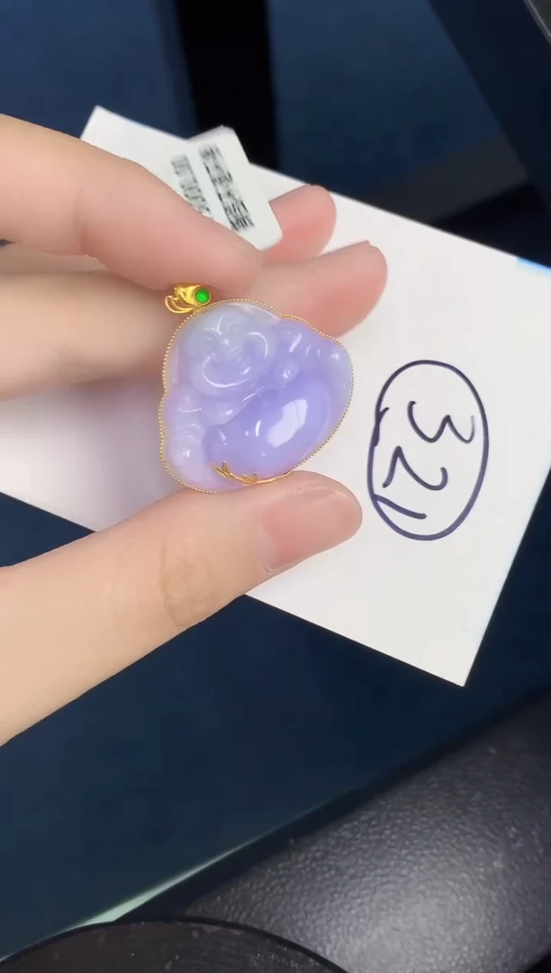 【闪购商品】翡翠颈饰18K金镶嵌000000000