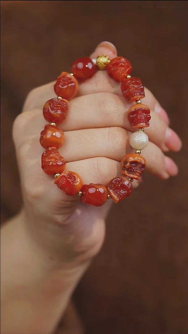 【闪购商品】玛瑙/玉髓手串未镶嵌多样性发其一