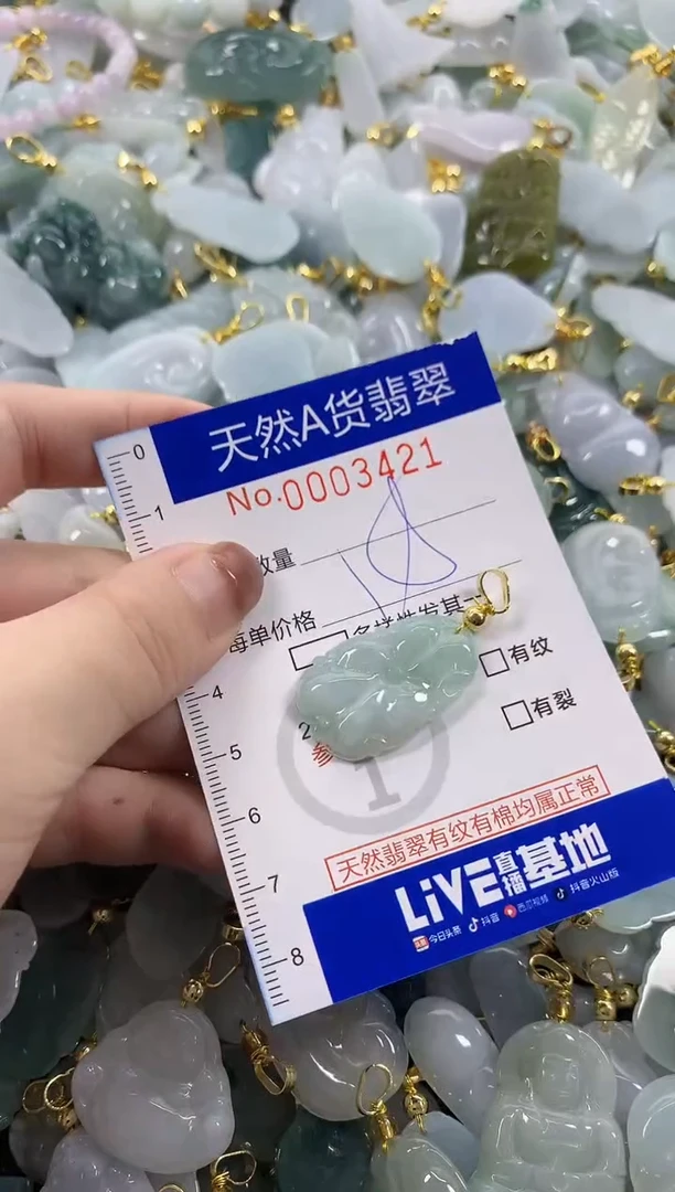 颈饰未镶嵌翡翠天然A货翡翠