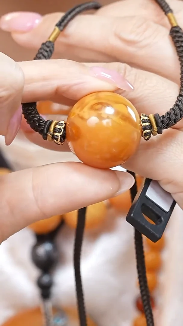 蜜蜡颈饰未镶嵌2381天然蜜蜡珠宝奇石云端妖孽全部保真