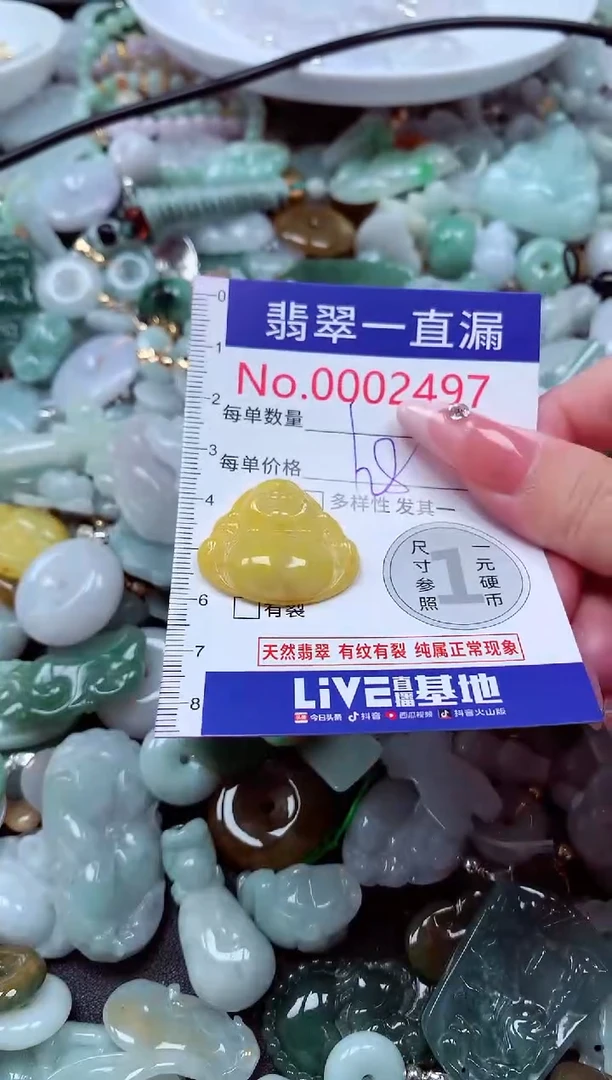 翡翠未镶嵌吊坠(不含链)2497