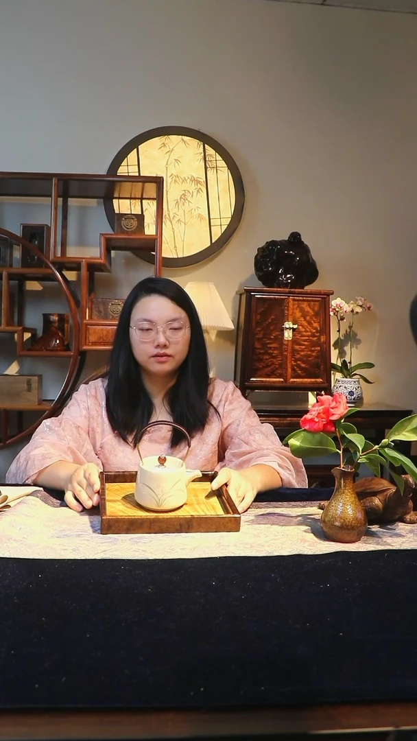 金丝楠枯木料水波纹托盘