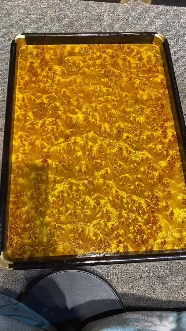 木木雕款旺****手大茶盘一个