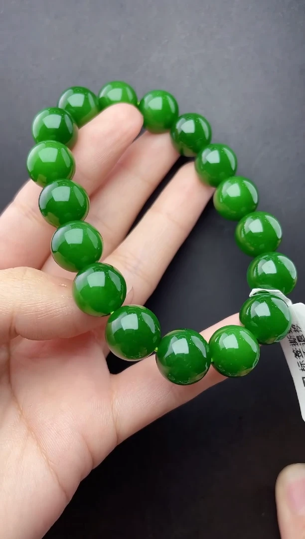 手串未镶嵌和田玉传世级手串约11-12mm