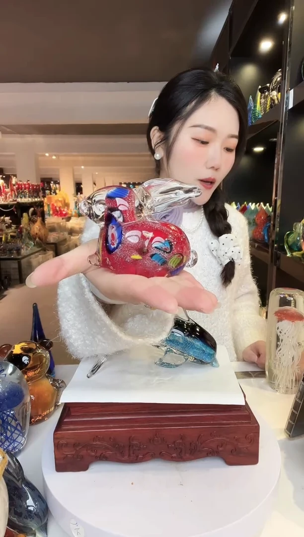【闪购商品】茶盏琉璃摆件家居摆件