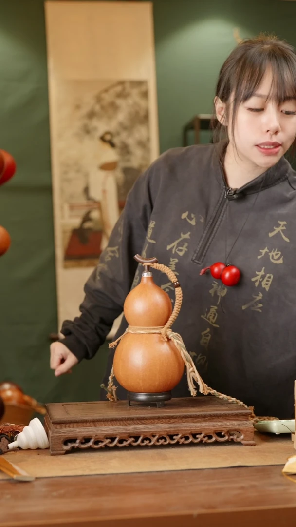 191号精品天然大漆酒葫芦一物一拍~