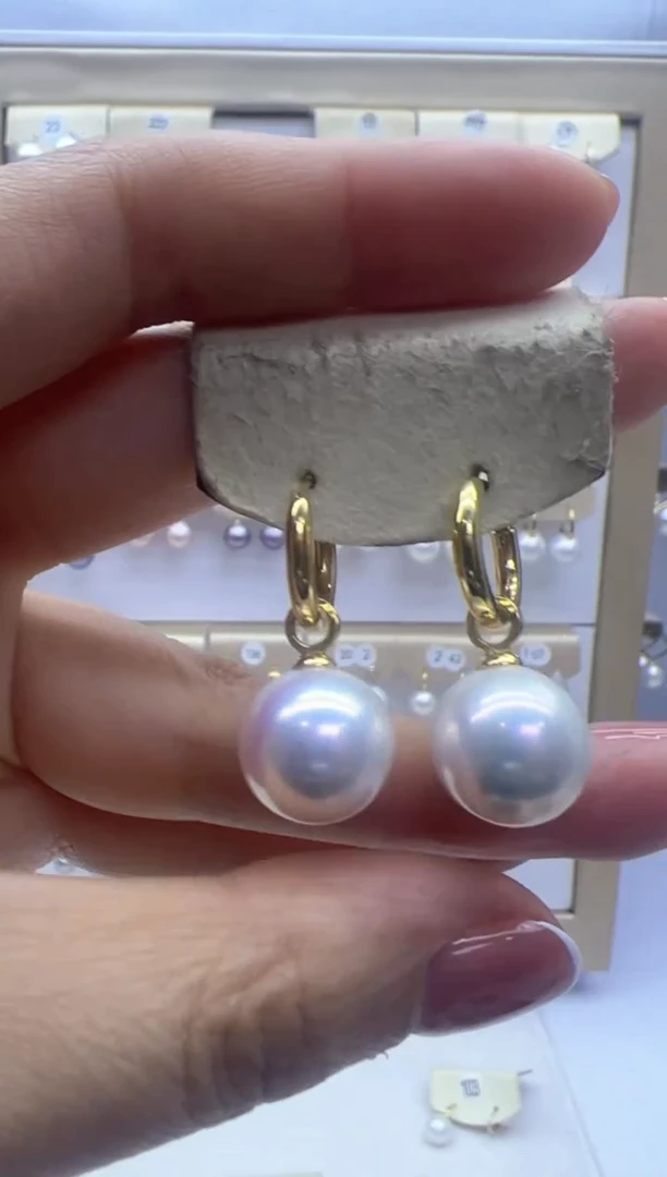 【闪购商品】淡水珍珠耳饰银S925镶嵌169+