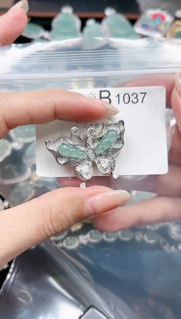 【闪购商品】翡翠颈饰未镶嵌赠皮绳1037