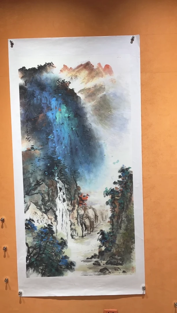 国画刘金玉教授亲笔手绘