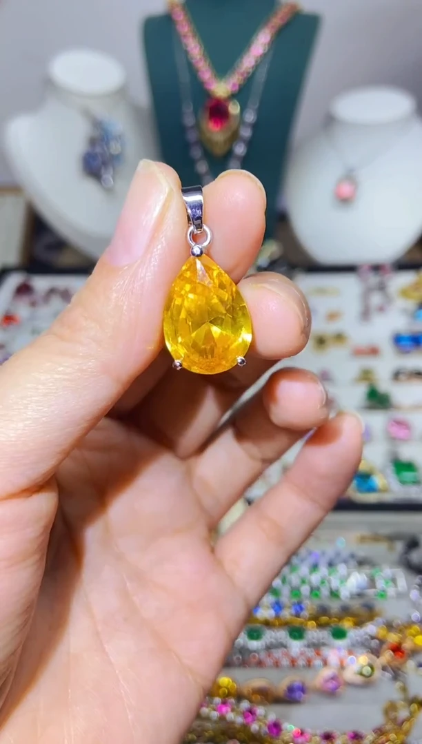 银S925镶嵌戒指烟晶121