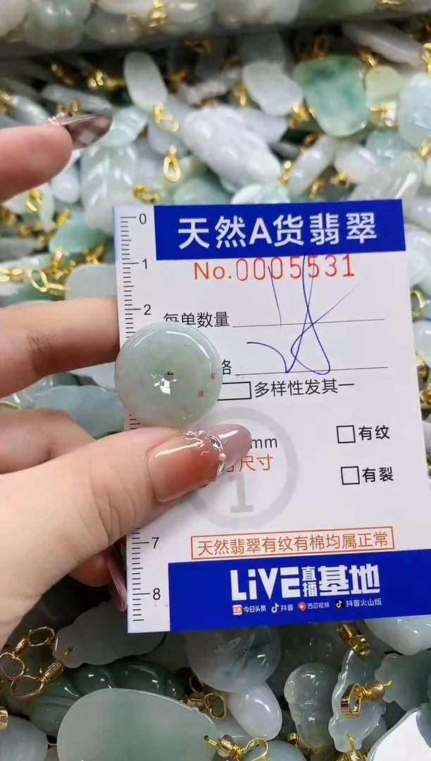 颈饰未镶嵌翡翠天然A货翡翠