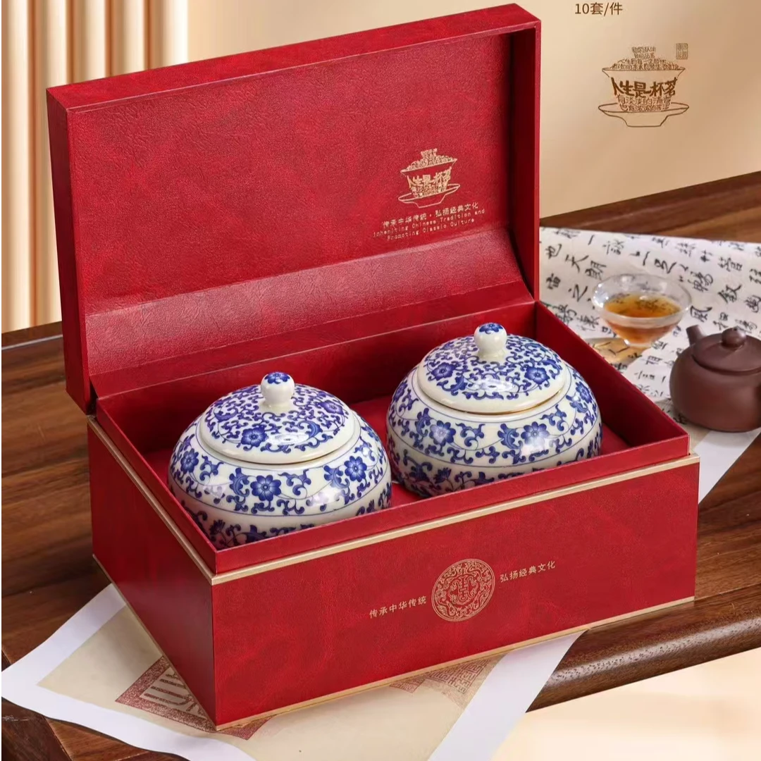 【京东发货】  关内正山红茶小种红茶茶叶礼盒装陶瓷