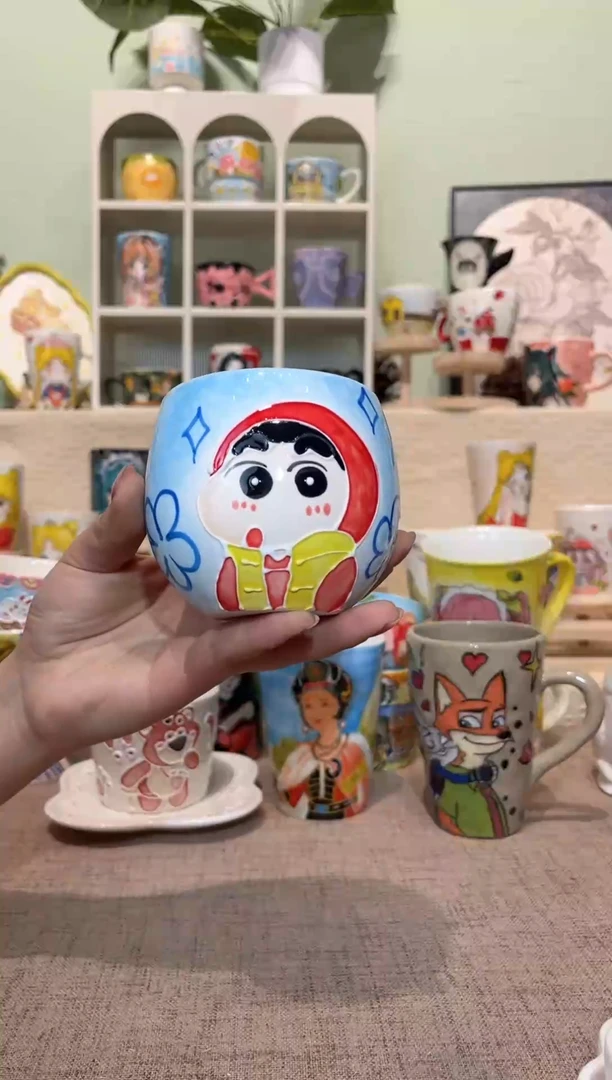 【闪购商品】杯子景德镇手工绘陶瓷杯