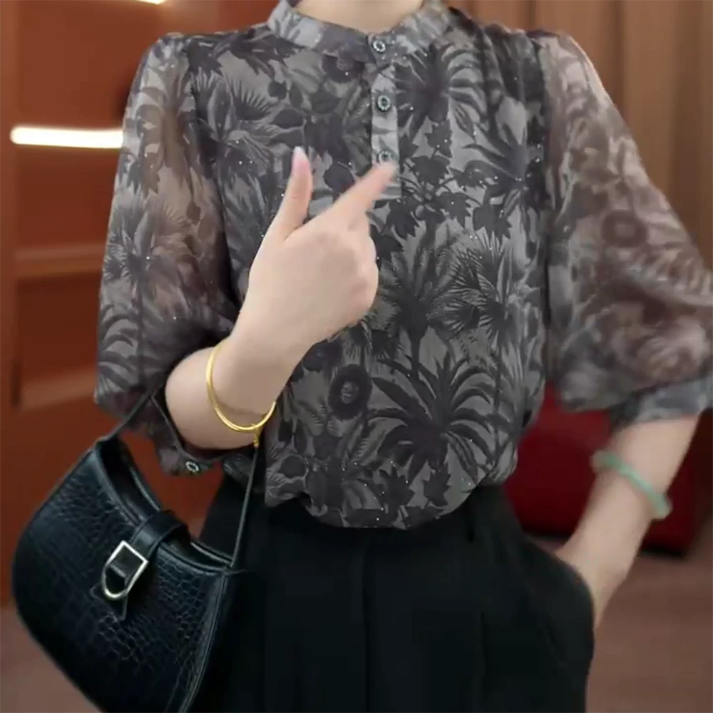 2025新款原版正品春夏季洋气减龄小衫气质百搭显瘦上衣女