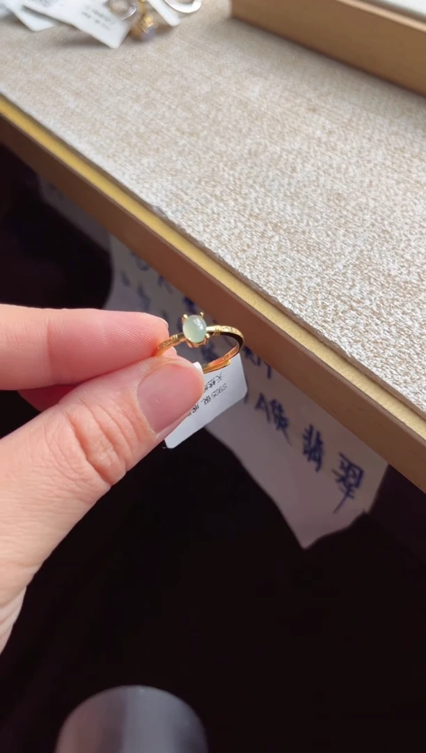 银S925镶嵌戒指翡翠1111