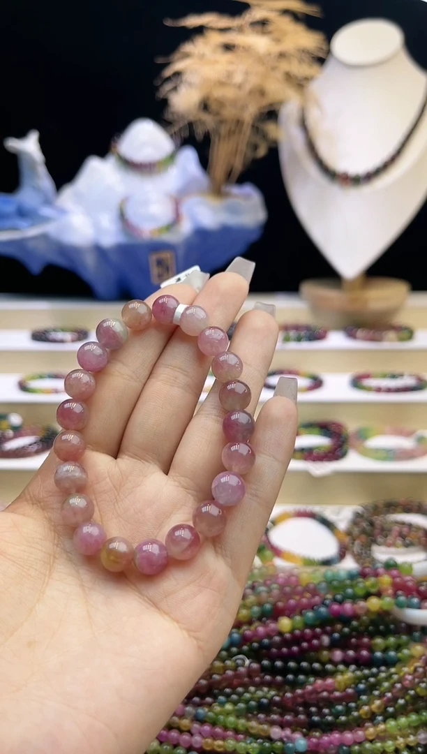 【闪购商品】碧玺/未镶嵌J9mm+碧玺单圈多样性发货